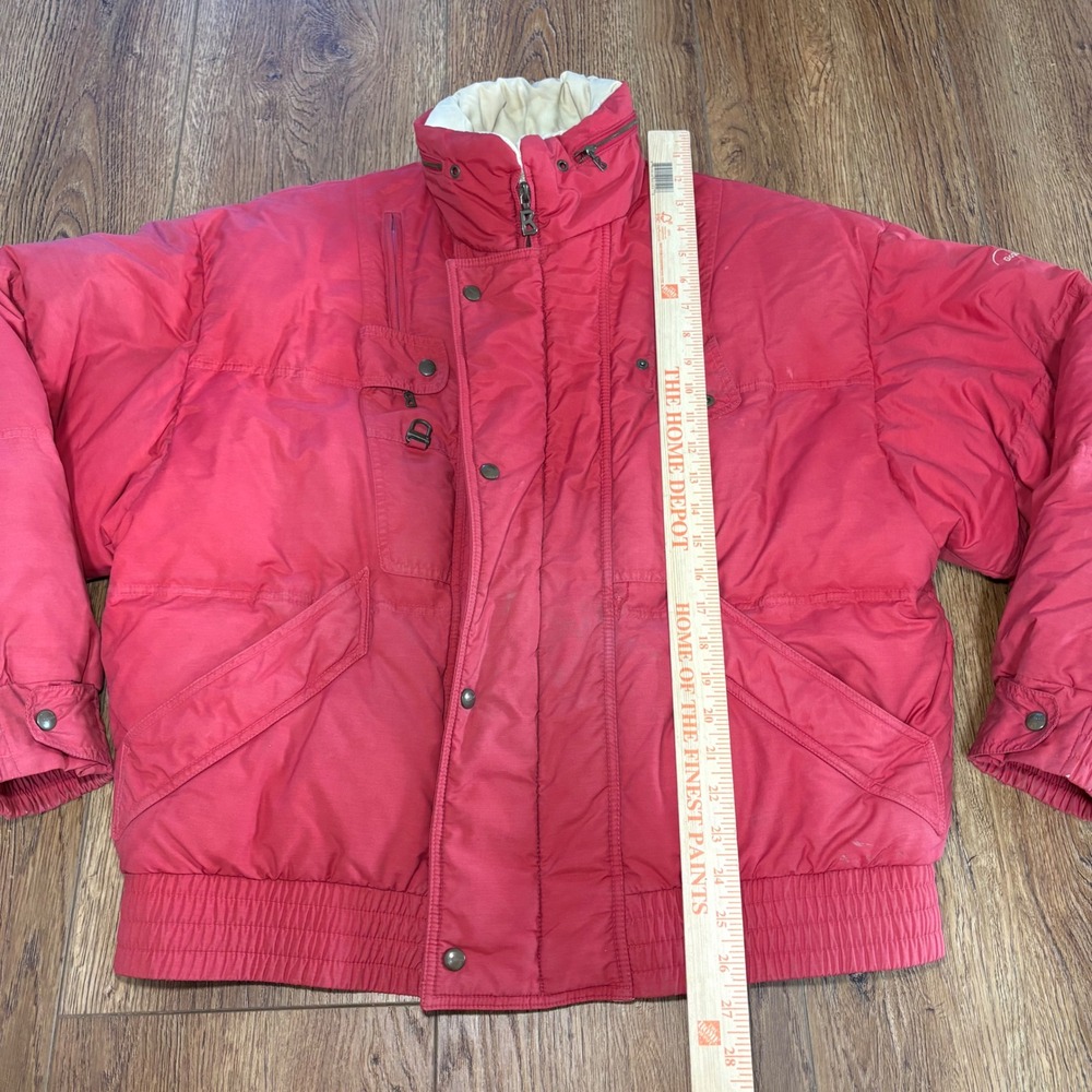 Vintage Bogner Red Goose Down Puffer Ski Jacket USA Made Womens EUR 36 Retro - Picture 5 of 13